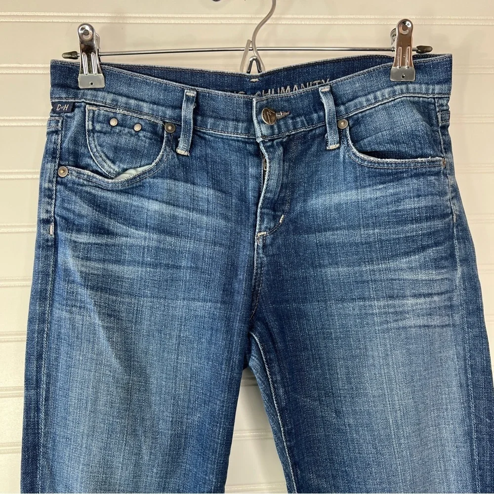 Citizens of Humanity Women's Jeans Size 26 Dani Cropped Straight Leg Stretch - Picture 2 of 13